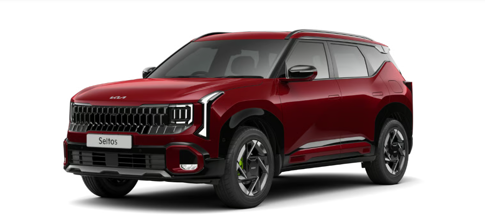 Kia Seltos in Magma Red